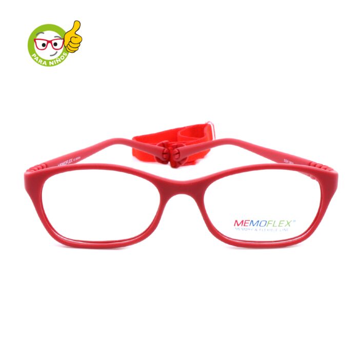 Lentes Ópticos Memoflex SSK1803 Rojo 1162499